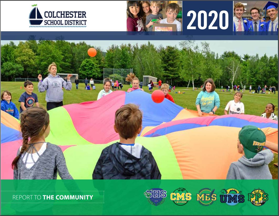 Cover of the 2020 CSD Report to the Community.